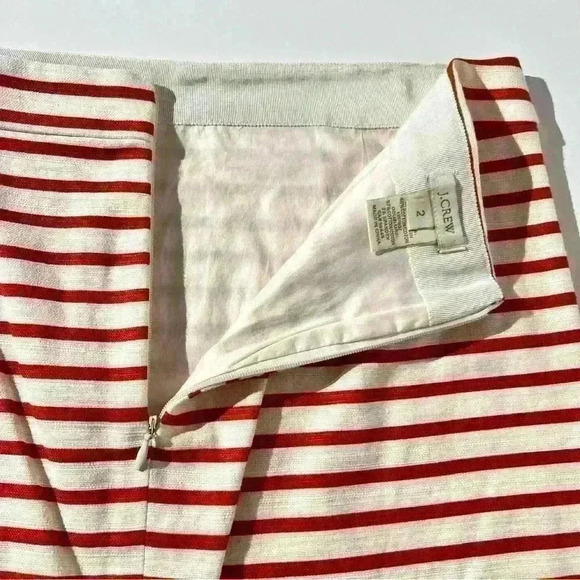 J Crew Striped Pencil Skirt - Picture 3 of 7